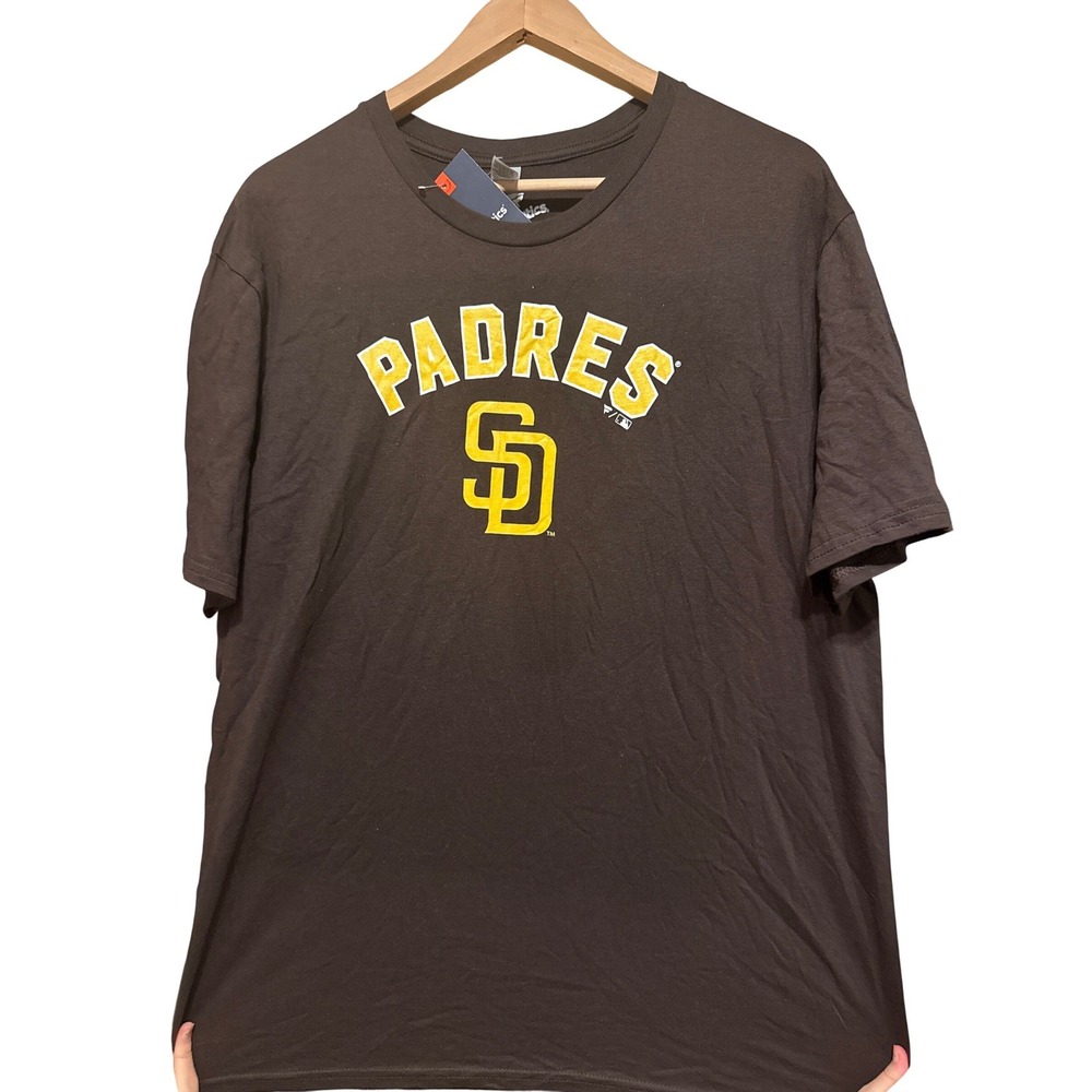 NWT San Diego Padres‎ Kim Number 7 Fanatics Brown T Shirt Mens Large